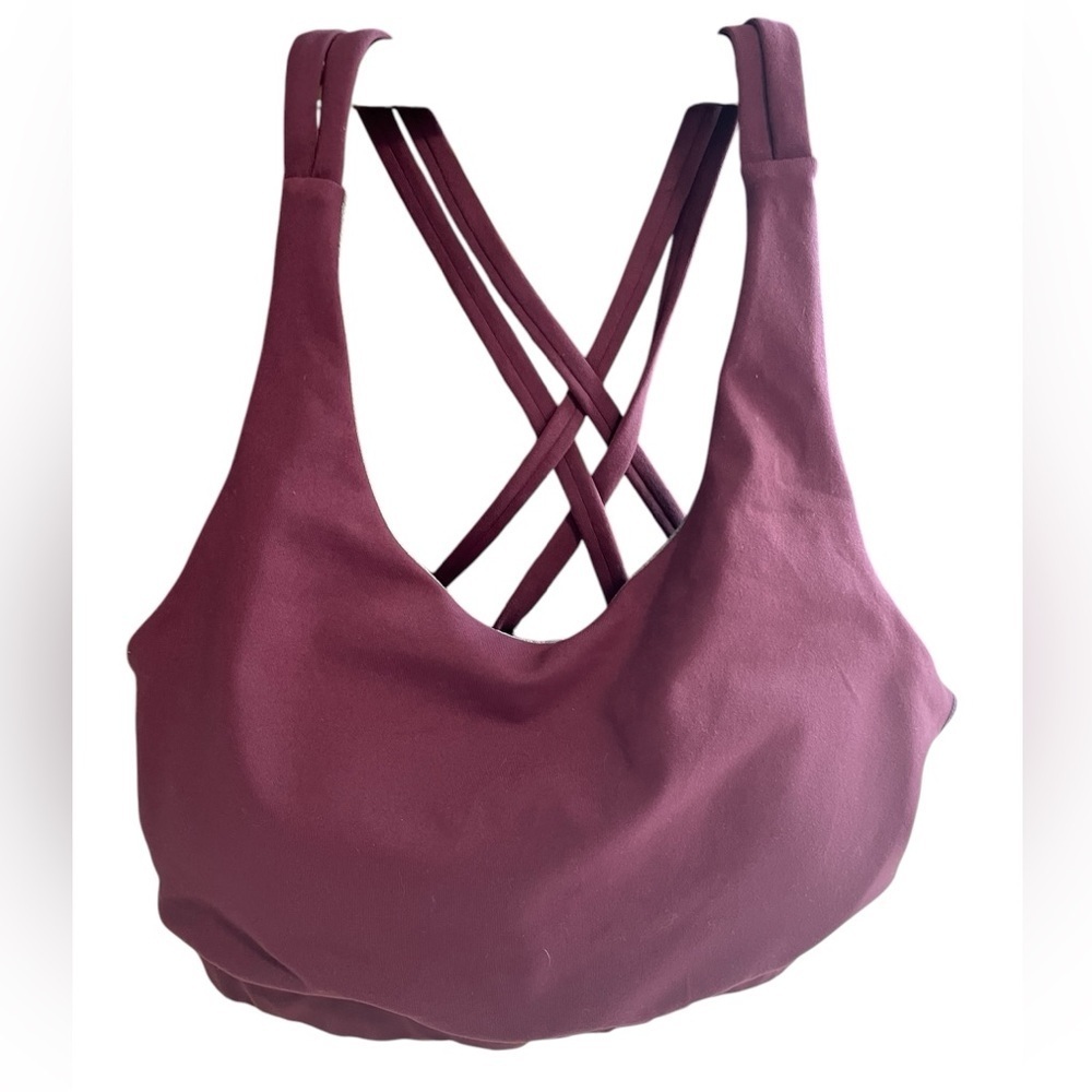 Zeronic Wine Padded Sports Bra size M